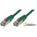 MicroConnect - Network cable - RJ-45 (M) to RJ-45 (M) - 10 m - screened shielded twisted pair (SSTP) - CAT 6 - halogen-free, stranded - green