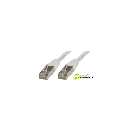 MicroConnect - Network cable - RJ-45 (M) to RJ-45 (M) - 10 m - screened shielded twisted pair (SSTP) - CAT 6 - halogen-free, stranded - white - 0