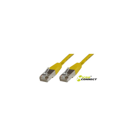 MicroConnect - Network cable - RJ-45 (M) to RJ-45 (M) - 10 m - screened shielded twisted pair (SSTP) - CAT 6 - halogen-free, stranded - yellow - 0