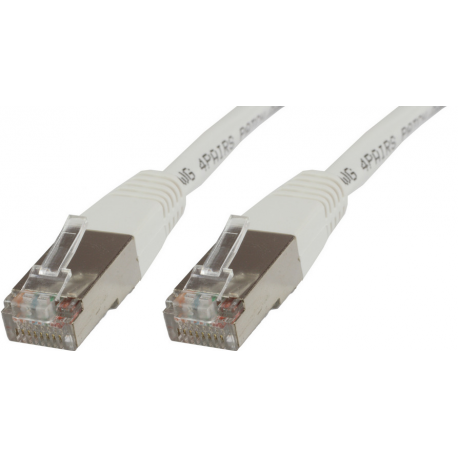 MicroConnect - Network cable - RJ-45 (M) to RJ-45 (M) - 30 m - SFTP, PiMF - CAT 6 - halogen-free, stranded - white - 0