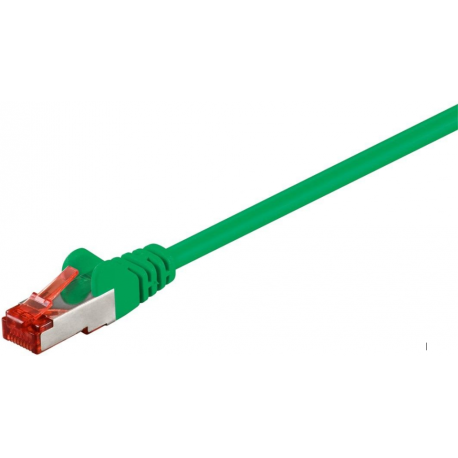 MicroConnect - Network cable - RJ-45 (M) to RJ-45 (M) - 50 m - 6 mm - SFTP - CAT 6 - halogen-free, round, stranded - green - 0