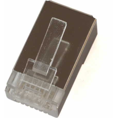 MicroConnect Modular Plug - Network connector - RJ-45 (M) - SFTP - CAT 6 - solid, stranded (pack of 10) - 0
