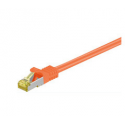 MicroConnect - Network cable - RJ-45 (M) to RJ-45 (M) - 1.5 m - SFTP, PiMF - CAT 7 - snagless - orange