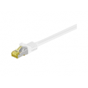 MicroConnect - Network cable - RJ-45 (M) to RJ-45 (M) - 1 m - SFTP, PiMF - CAT 7 - halogen-free, snagless - white