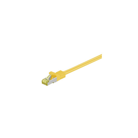 MicroConnect - Network cable - RJ-45 (M) to RJ-45 (M) - 1 m - SFTP, PiMF - CAT 7 - halogen-free, snagless - yellow - 0