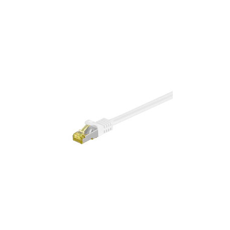 MicroConnect - Network cable - RJ-45 (M) to RJ-45 (M) - 2 m - SFTP, PiMF - CAT 7 - halogen-free, snagless - white - 0