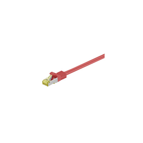 MicroConnect - Network cable - RJ-45 (M) to RJ-45 (M) - 15 m - SFTP, PiMF - CAT 7 - snagless - red - 0