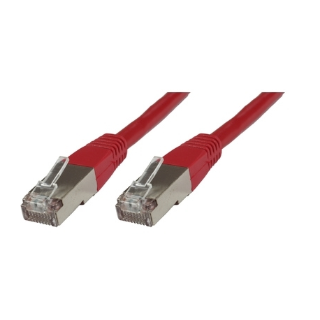 MicroConnect - Network cable - RJ-45 (M) to RJ-45 (M) - 25 cm - SFTP, PiMF - CAT 6 - halogen-free, stranded - red - 0