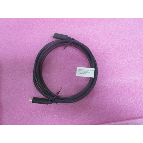 HP - USB cable - USB-C (M) to USB-C (M) - USB 3.1 Gen 1 - 20 V - 5 A - 1.8 m - for HP E24m G4, E24mv G4, E27m G4, E34m G4, M24, M27; EliteDisplay E24m G4, E27m G4, E34m G4 - 0