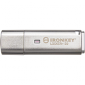 Kingston IronKey Locker+ 50 - USB flash drive - encrypted - 64 GB - USB 3.2 Gen 1