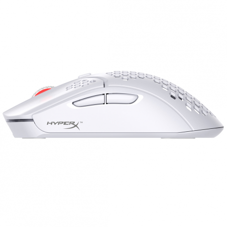 HyperX Pulsefire Haste - Mouse - optical - 6 buttons - wireless - 2.4 GHz - USB wireless receiver - white, pink - for Victus by HP Laptop 16; Laptop 15, 15s, 17; Pavilion Plus Laptop 14 - 2