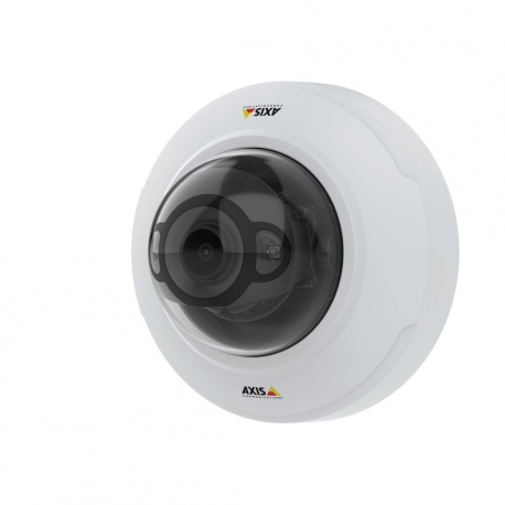 AXIS M4216-LV - Network surveillance camera - dome - indoor - vandal resistant  /  impact resistant  /  dust resistant  /  water resistant - colour (Day&Night) - 4 MP - 2304 x 1728 - 720p, 1080p - fixed iris - vari-focal - audio - HDMI - LAN 10 / 100 - MJPEG, H.264, AVC, HEVC, H.265, MPEG-4 Part 10, MPEG-H Part 2 - PoE Plus Class 3 - 0