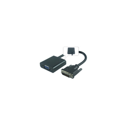 MicroConnect - Video converter - Lontium LT8511 - DVI - VGA - black - 0