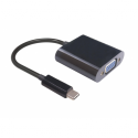 MicroConnect - External video adapter - USB-C - VGA - black