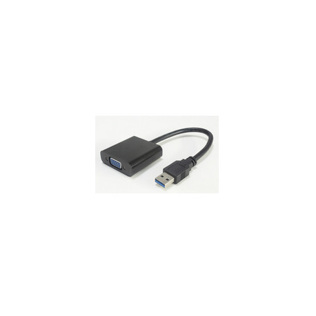MicroConnect - External video adapter - USB 3.0 - VGA - black - 0