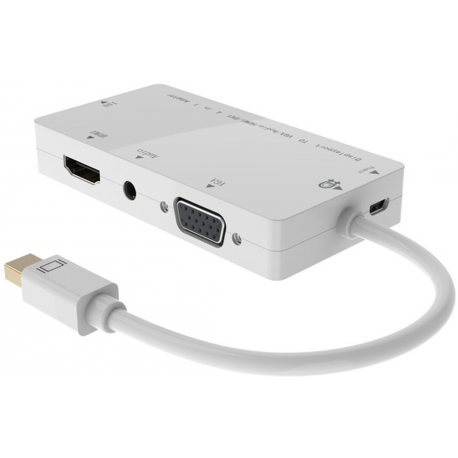 MicroConnect - Video converter - DisplayPort - DVI, HDMI, VGA - white - 0