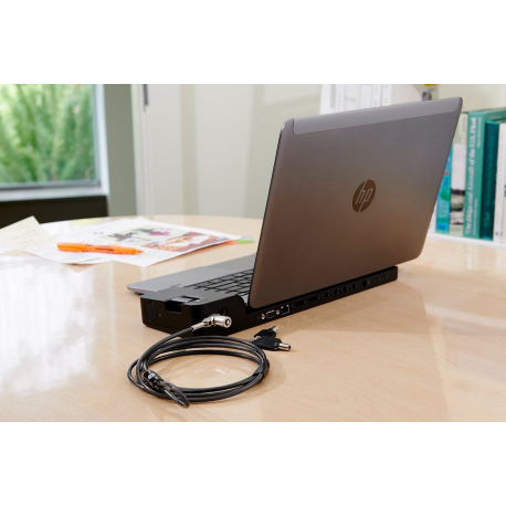 HP UltraSlim Docking Station 2013 - Docking station - VGA, 2 x DP - 65 Watt - for ZBook 14, 14 G2, 14u G4, 14u G5, 14u G6, 15u G2, 15u G3, 15u G4, 15u G5, 15u G6 - 2