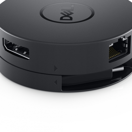 Dell Mobile Adapter DA300 - Docking station - USB-C - VGA - GigE - for Latitude 3120, 53XX, 54XX, 55XX, 73XX, 74XX, 7520; Precision Mobile Workstation 35XX - 2