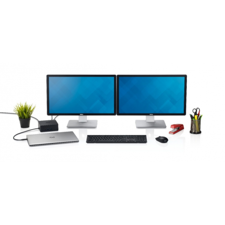 Dell Thunderbolt Dock TB16 - Docking station - Thunderbolt - VGA, HDMI, DP, Mini DP, Thunderbolt - GigE - 240 Watt - for Latitude 5290 2-in-1, 5480, 5491, 5580, 5591, 7280, 7285 2-in-1, 7290, 7380, 7390, 7390 2-in-1, 7480, 7490; Precision Mobile Workstation 3520, 3530, 5520, 5530, 5530 2 in 1, 7520, 7530, 7720, 7730; XPS 13 9360, 13 9365 2-in-1, 13 9370, 15 9560, 15 9570, 15 9575 2-in-1 - 4