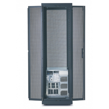 APC Symmetra LX 4kVA Scalable to 8kVA N+1 - Power array (rack-mountable) - AC 220 / 230 / 240 / 380 / 400 / 415 V - 4000 VA - Ethernet 10 / 100 - output connectors: 15 - 13U - black, silver - for P / N: AR3103SP, AR3106SP, SMX2000LVUS, SMX3000HVTUS, SMX3000LVUS, SRT1000RMXLI - 0