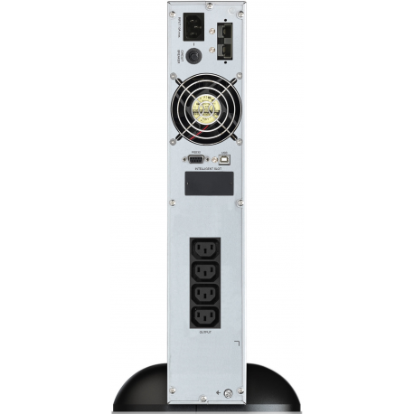 PowerWalker VFI 2000CRM LCD - UPS (rack-mountable / external) - 1600 Watt - 2000 VA - 9 Ah - RS-232, USB - output connectors: 4 - 2U - 19" - black - 7