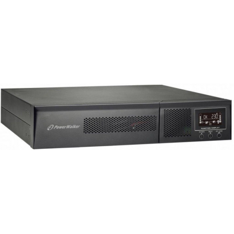 PowerWalker VFI 2000 RMG PF1 - UPS (rack-mountable / external) - 2000 Watt - 2000 VA - 7 Ah - RS-232, USB - output connectors: 8 - 2U - 0