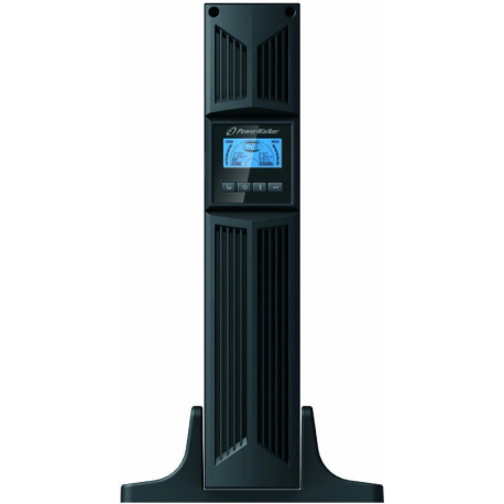 PowerWalker VI 1500RT LCD - UPS - AC 220 / 230 / 240 V - 1.35 kW - 1500 VA - 9 Ah - RS-232, USB - output connectors: 8 - 2U - 19" - black - 2