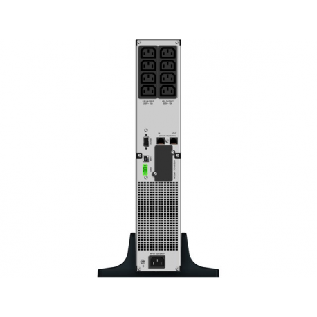 PowerWalker VI 1500RT LCD - UPS - AC 220 / 230 / 240 V - 1.35 kW - 1500 VA - 9 Ah - RS-232, USB - output connectors: 8 - 2U - 19" - black - 7
