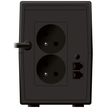 PowerWalker VI 850SE LCD - UPS - AC 230 V - 480 Watt - 850 VA - 9 Ah - USB - output connectors: 2 - black - 1