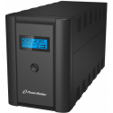 PowerWalker VI 2200 LCD - UPS - AC 230 V - 1200 Watt - 2200 VA - 9 Ah - USB - output connectors: 4 - black
