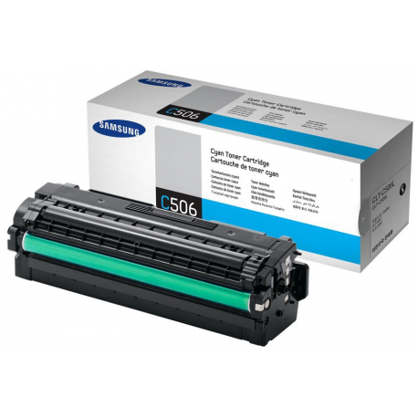 Samsung CLT-C506L - Cyan - original - toner cartridge - for CLP-680DW, 680ND; CLX-6260FD, 6260FR, 6260FW, 6260ND - 0