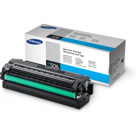 Samsung CLT-C506L - Cyan - original - toner cartridge - for CLP-680DW, 680ND; CLX-6260FD, 6260FR, 6260FW, 6260ND - 1