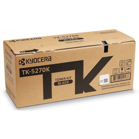 Kyocera TK 5270K - Black - original - toner cartridge - for ECOSYS M6230, M6630, P6230 - 0
