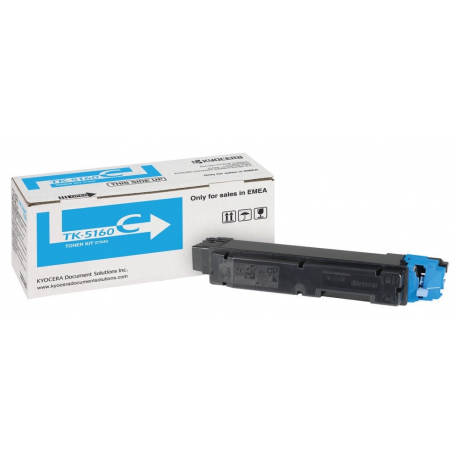 Kyocera TK 5160C - Cyan - original - toner cartridge - for ECOSYS P7040cdn, P7040cdn/KL3 - 0