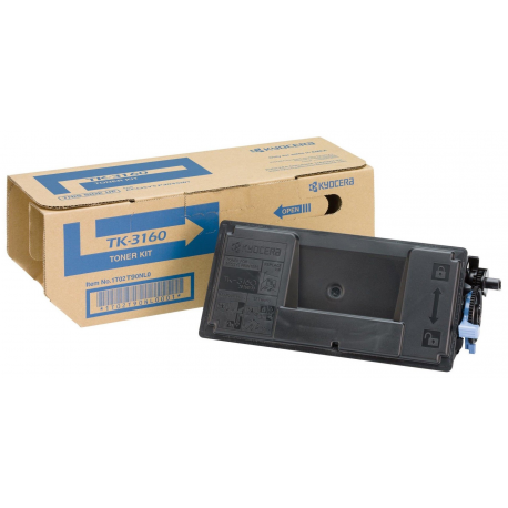 Kyocera TK 3160 - Black - original - toner cartridge - for ECOSYS M3145, M3645, P3045, P3050, P3055, P3060, P3145 - 0
