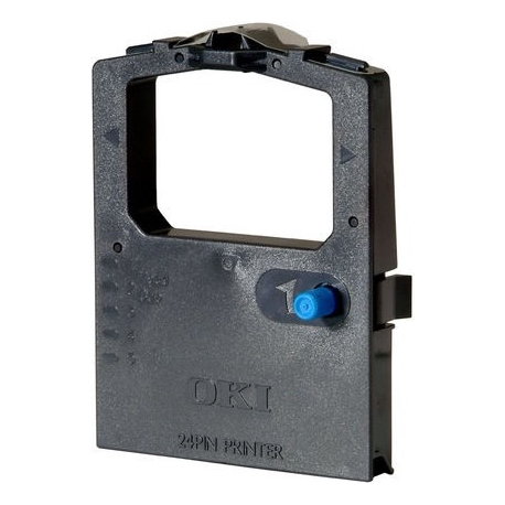 OKI - Black - print ribbon - for Microline 3390, 3391, 380, 385, 390, 390 Elite, 391 - 0