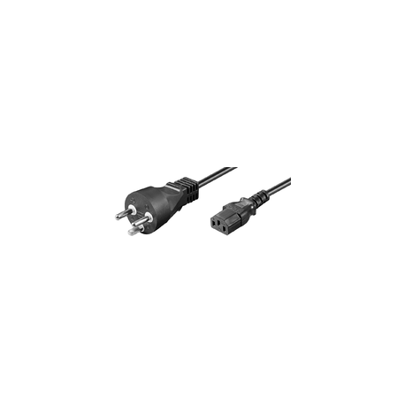 MicroConnect - Power cable - power to IEC 60320 C13 - 10 m - black - Denmark - 0