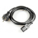 MicroConnect PowerCord - Power cable - IEC 60320 C13 - 5 m - black - Denmark