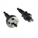 MicroConnect - Power cable - IEC 60320 C5 to power (F) - 1.8 m - black - China