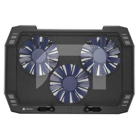 Natec Oriole - Notebook fan - 17.3" - 17.3" - 120 mm - black, blue - 4