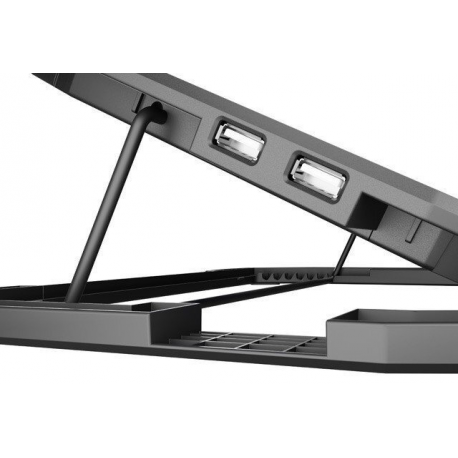 Natec Oriole - Notebook fan - 17.3" - 17.3" - 120 mm - black, blue - 7