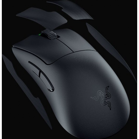 Razer DeathAdder V3 Pro - Mouse - ergonomic - right-handed - optical - 5 buttons - wireless - USB, Bluetooth - black - 5
