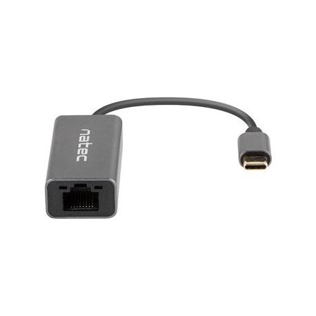 Natec Cricket - Network adapter - USB-C 3.1 Gen 1 - Gigabit Ethernet - black - 2