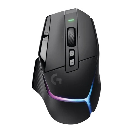Logitech G G502 X PLUS - Mouse - optical - 8 buttons - wireless - LIGHTSPEED - Logitech LIGHTSPEED receiver - black - 0