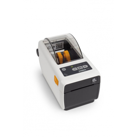 Zebra ZD411-HC - Label printer - direct thermal - Roll (5.7 cm) - 203 dpi - up to 152 mm / sec - USB 2.0, USB host, Wi-Fi(ac), Bluetooth 4.1 - white - 0