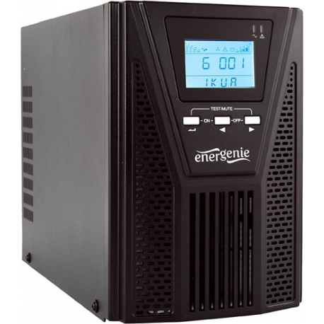 EnerGenie EG-UPSO-1000 - UPS - online - AC 220 V - 900 Watt - 1000 VA - 9 Ah - USB, RJ-45 - output connectors: 4 - 0