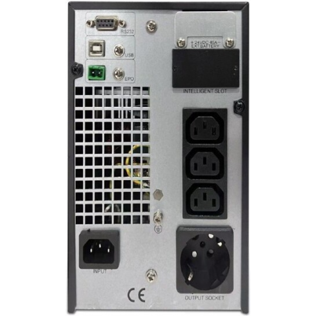 EnerGenie EG-UPSO-1000 - UPS - online - AC 220 V - 900 Watt - 1000 VA - 9 Ah - USB, RJ-45 - output connectors: 4 - 3