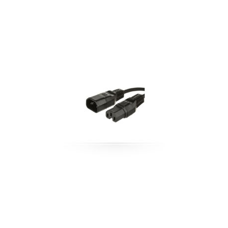 MicroConnect - Power cable - IEC 60320 C15 to IEC 60320 C14 - 3 m - black - 0