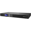 PowerWalker VI 750 R1U - UPS (rack-mountable) - AC 165-290 V - 450 Watt - 750 VA - 9 Ah - RS-232, USB - output connectors: 4 - 1U - 19"