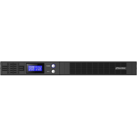 PowerWalker VI 750 R1U - UPS (rack-mountable) - AC 165-290 V - 450 Watt - 750 VA - 9 Ah - RS-232, USB - output connectors: 4 - 1U - 19" - 1